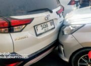 Lalu Lintas Sukabumi-Bogor Lumpuh Sore Tadi, Truk Hino Tabrakan Beruntun di Karangtengah