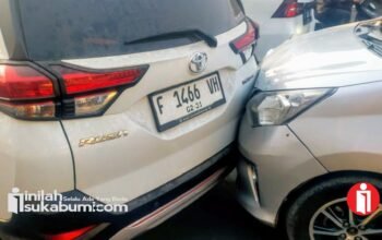 Lalu Lintas Sukabumi-Bogor Lumpuh Sore Tadi, Truk Hino Tabrakan Beruntun di Karangtengah