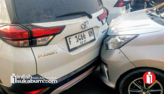 Lalu Lintas Sukabumi-Bogor Lumpuh Sore Tadi, Truk Hino Tabrakan Beruntun di Karangtengah