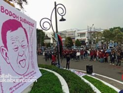 Ekonomi Rakyat Tercekik, Mahasiswa Sukabumi Demonstrasi Kritisi Pemerintahan Prabowo-Gibran
