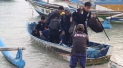 Kebocoran Lambung Kapal Diduga Jadi Penyebab  Kapal Titan 70 Karam di Perairan Cibuni Tegalbuleud 