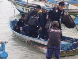 Kebocoran Lambung Kapal Diduga Jadi Penyebab  Kapal Titan 70 Karam di Perairan Cibuni Tegalbuleud 