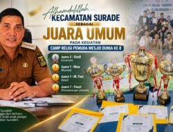 Surade Pertahankan Gelar Juara Umum Camp Religi Pemuda Masjid Dunia ke-8, Camat: Prestasi yang Membanggakan