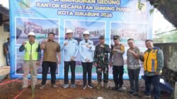 Kantor Kecamatan Gunungpuyuh Kota Sukabumi Resmi Dibangun