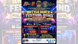 Sambut HUT Bhayangkara ke-80, Polres Sukabumi Kota Gelar Battle Voice dan Festival Band Antar Pelajar