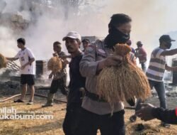UPDATE : Kebakaran Kampung Adat Cipta Mulya Cisolok, Sementara 65 Kepala Keluarga 300 Jiwa Kehilangan Rumah