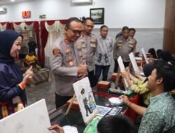 Polres Sukabumi Kota Beri Ruang Difabel Berkarya, Lukisan Terbaik Melaju ke Tingkat Mabes Polri