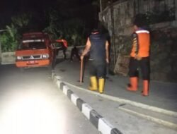 Drainase Dipenuhi Sampah, BPBD Kota Sukabumi Lakukan Aksi Cepat Antisipasi Banjir