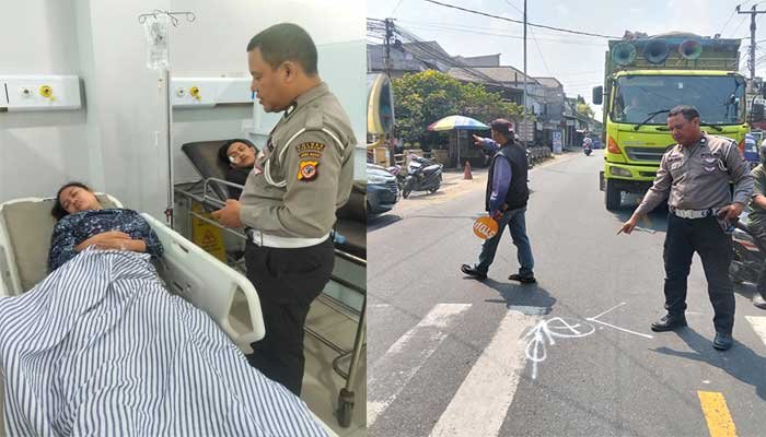 Kecelakaan Beruntun di Cicurug Sukabumi