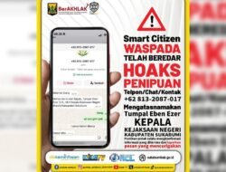 Diskominfosan Imbau Masyarakat Waspadai Penipuan yang Catut Nama Kajari Kabupaten Sukabumi