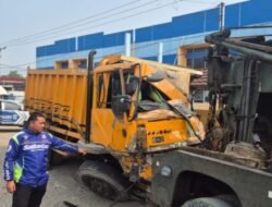 Truk Picu Kecelakaan Beruntun di Cibadak Sukabumi, Empat Kendaraan Ringsek