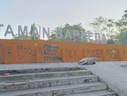 Dekat Pusat Perkantoran Kabupaten Sukabumi, Taman Bappeda Dirusak Vandalisme