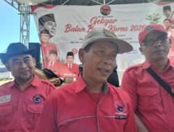 Gebyar Bulan Bung Karno 2026, PDI Perjuangan Kabupaten Sukabumi Tebar Benih Ikan dan Santuni Anak Yatim