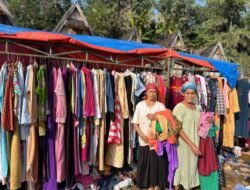 10 Ribu Pakaian Bantuan Ditata Rapi, Penyintas Kebakaran Ciptamulya Kini Tinggal Memilih