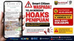 Nomor Catut Nama Wakil Bupati, Diskominfosan Sukabumi Minta Masyarakat Waspada Penipuan
