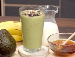 Resep Banana Avocado Smoothies, Minuman Sehat Kaya Lemak Baik dan Praktis