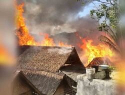 Korsleting di Toilet Umum Diduga jadi Pemicu Kebakaran Kampung Adat Ciptamulya
