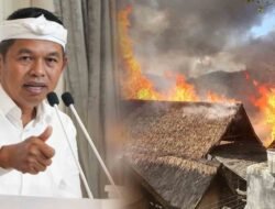 KDM Pastikan Pemprov Jabar Bangun Kembali Kampung Adat Ciptamulya
