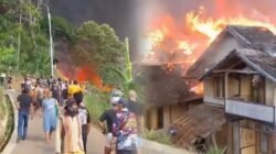 Kebakaran Hebat Landa Kasepuhan Ciptamulya di Cisolok, Sejumlah Rumah Terbakar