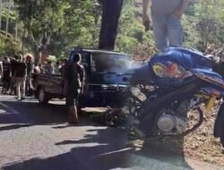 Kecelakaan di Tikungan Anjing Simpenan Sukabumi, Pemotor Tewas di Tempat