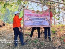 UPDATE : PETI di Bantargadung, Dinas ESDM Jawa Barat Pasang Spanduk Peringatan Penghentian Kegiatan