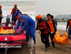 Hari Ketiga Pencarian, Wisatawan Asal Jakarta Ditemukan Meninggal di Laut Sukabumi