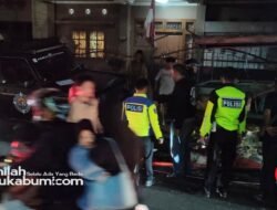 Jeep Taft Nyelonong Tanpa Sopir di Sukabumi Hantam Gerobak Martabak, Motor, Rumah, 4 Orang Luka
