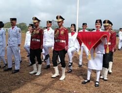 Merah Putih Berkibar Gagah Di Jampangkulon, Upacara HUT Ke-81 RI Berlangsung Khidmat