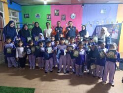 Kenalkan Mitigasi Bencana Sejak Dini, Anak-anak KB Baitul Makmur Sukabumi Belajar Lewat Boneka Tangan