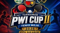 Yuk Ramaikan PWI Cup II 2026, Saatnya Unjuk Kemampuan di Meja Tenis!