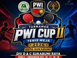 Yuk Ramaikan PWI Cup II 2026, Saatnya Unjuk Kemampuan di Meja Tenis!