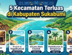 Miliki Potensi Tambang hingga Pesisir, Ini 5 Kecamatan Terluas di Kabupaten Sukabumi
