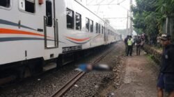 Pejalan Kaki tak Dikenal Tertemper KA Pangrango di Pamuruyan Sukabumi