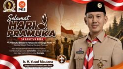 Hari Pramuka ke-65, Yusuf Maulana Dorong Pramuka Jadi Wadah Pembentukan Karakter Generasi Muda