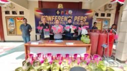 Polres Sukabumi Ungkap Penyalahgunaan LPG 3 Kg, Dipindahkan ke Tabung 12 Kg dan 50 Kg