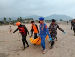 Mahasiswa Korban Tenggelam di Pantai Dolpin Citepus Sukabumi Dievakuasi