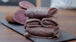 Resep Dadar Gulung Ubi Ungu, Lembut dan Manis dengan Isian Vla Jagung