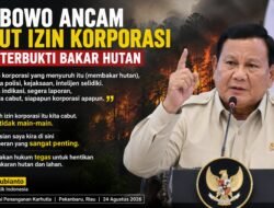 Prabowo Ancam Cabut Izin Korporasi yang Terbukti Bakar Hutan