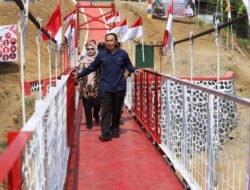 Dari Kebonpedes, Sekda Sukabumi Ikuti Peresmian 3.395 Jembatan dan 3.000 Titik Air Bersih oleh Presiden