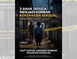 LKBHMI Desak Polisi Usut Tuntas Tiga Anak Diduga Jadi Korban Kekerasan Seksual di Cibadak Sukabumi
