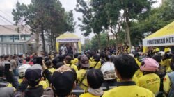 Jalan Dago Kota Sukabumi Menguning, Ratusan Ojol Maxim Tuntut Evaluasi Kebijakan Aplikator