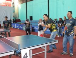 446 Atlet Ramaikan PWI Cup II Tenis Meja Sukabumi, Jadi Ajang Adu Prestasi Sekaligus Pererat Silaturahmi