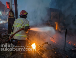 Tiga Kios di Cibadak Sukabumi Terbakar, Kerugian Capai Rp100 Juta