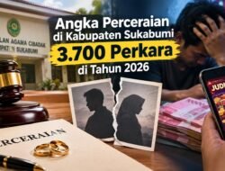Uang Dapur Ludes di Judul, Angka Perceraian Sukabumi Capai 3.700 Perkara