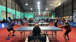PWI Cup II Makin Meriah, 446 Atlet dari Berbagai Daerah Ramaikan Turnamen Tenis Meja