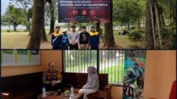 Cegah Karhutla, Polsek Kadudampit Gencarkan Edukasi dan Pasang Spanduk di Situ Gunung