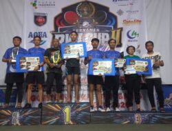 Turnamen Tenis Meja PWI Cup II 2026 Sukses Digelar, Ini Daftar Lengkap Para Juara