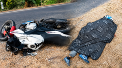 Motor Yamaha Vixion Tabrak Tronton Tangki di Jalan Kiara Dua–Simpenan, Satu Orang Meninggal