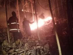 Karhutla di Simpenan Sukabumi Belum Padam, Api Berjarak 1 Km dari Permukiman