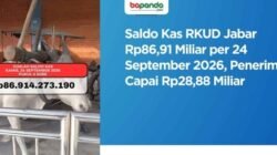 Saldo Kas RKUD Jawa Barat Rp86,9 Miliar, Pajak Kendaraan Dominasi Penerimaan